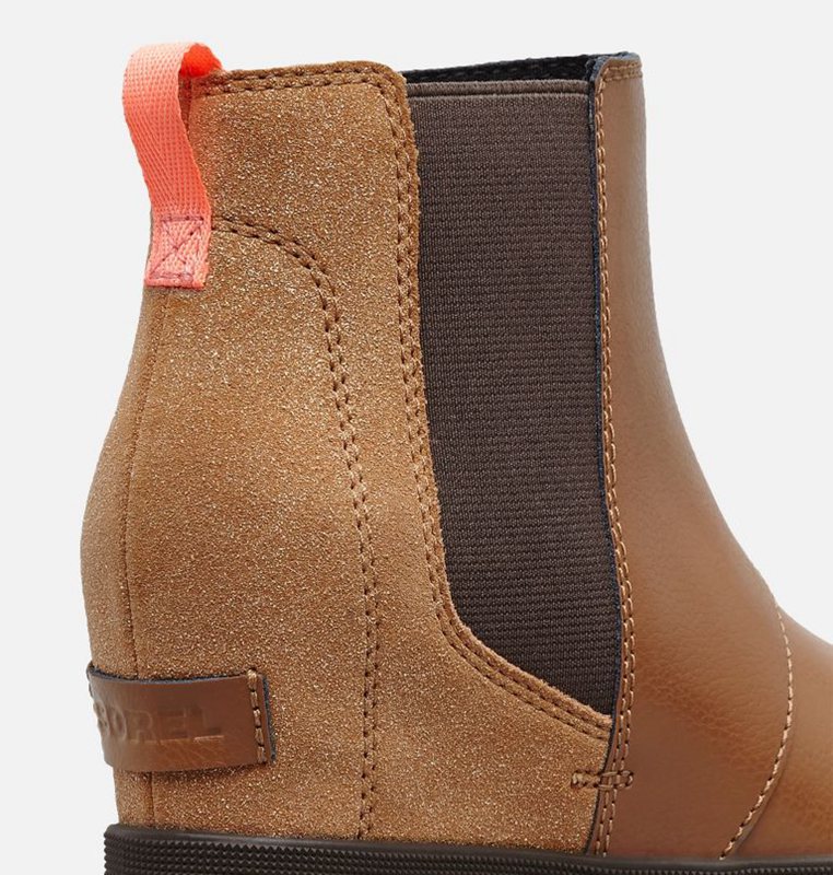 Kids Wedges Brown - Sorel Big Joan of Arctic™ II Chelsea Boot - 241-OLPDHJ